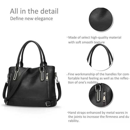 Ladies Handbag,PU Leather Shoulder Tote Bag Purse Crossbody Leather Handbag NEW