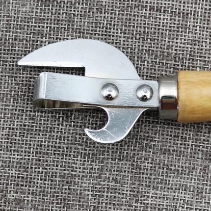 Stainless Steel Traditional Can Opener - Classic Stab-Type Tool for Opening Cans