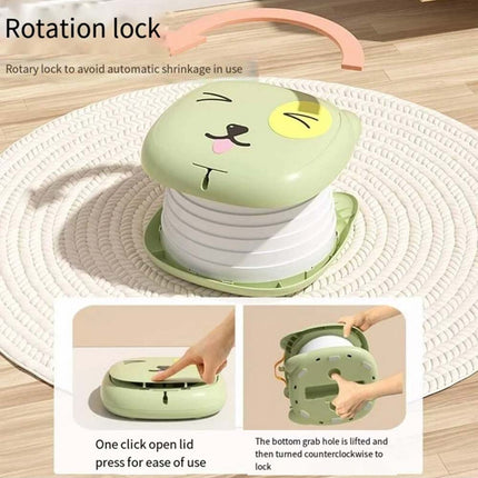 Training Potty Seat, Portable Folding Camping Toilet Chair, Travel Potty - Green