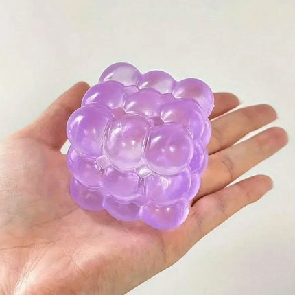 Cube Slow Rebound Squishy Squeeze Toy, Portable Stress Relief Fidget Toy