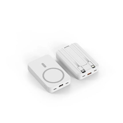 3C Certified Magnetic Power Bank 22.5W Built-In Cable & Stand for iPhone Samsang
