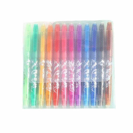 12 Colors 0.7mm Erasable Pen Gel Ink Pens For Drawing Taking Notes Handwriting