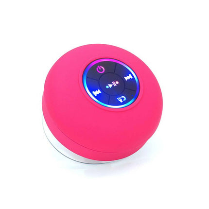 Waterproof Portable LED Wireless Bluetooth Speaker for Shower Bathroom Subwoofer