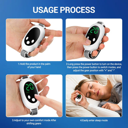 Handheld Sleep Aid Device Two Modes, 20 Levels of Intensity, Anxiety Relief