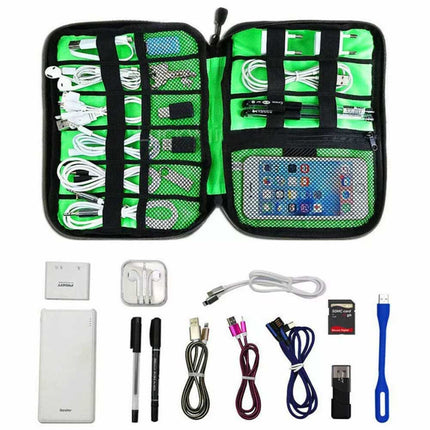 Electronic Accessories Cable Organizer Bag Travel USB Cord Charger Storage Case