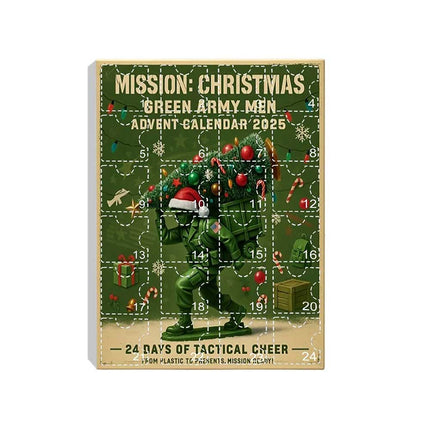 CHRISTMAS – Green Army Men 24-Day Christmas Countdown Advent Calendar