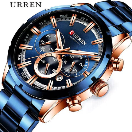 Men's Military Style Wristwatch, Calendar Display Silicone Strap Sports Watch for Boys 8355