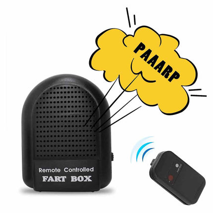 Remote Controlled Electronic Fart Machine Box Farting Sound Family Fun