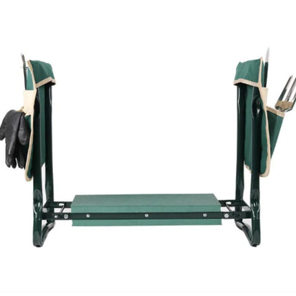 Foldable Garden Kneeling Stool with Detachable Tool Bag Multifunctional Yard Work Seat