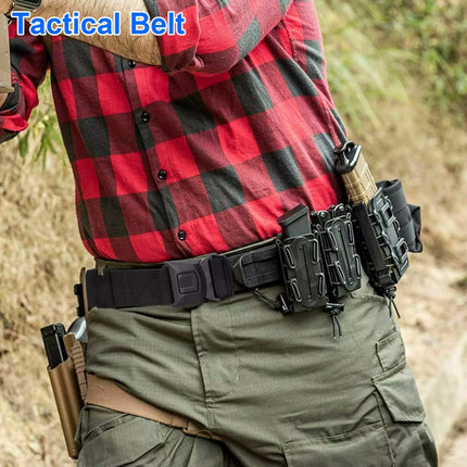 Quick Release Tactical Waist Belt for Men