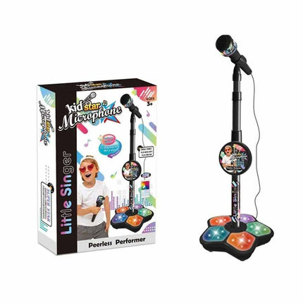 Kids Microphone With Stand Karaoke Song Music Instrument Toys Birthday Gift