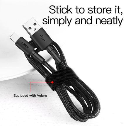 1M BoostUp Braided USB-A Cable for iPhone 14 13 12 11 X Xs Max Pro Max