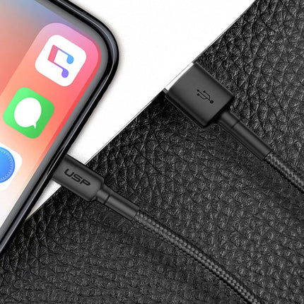 1M BoostUp Braided USB-A Cable for iPhone 14 13 12 11 X Xs Max Pro Max