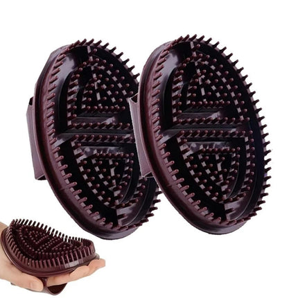 2 Pcs Meridian Pressure Massage Brush - For Back, Legs & Arms Body Massage
