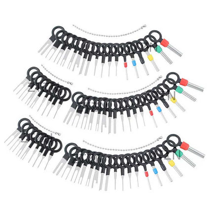 70Pcs Set Pin Ejector Wire Kit Extractor Auto Terminal Removal Connector Tool
