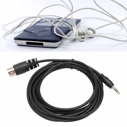 7 Pin DIN MIDI Male to 3.5mm Stereo Male Audio Cable, Plug & Play HiFi Replacement Cord 1.5M