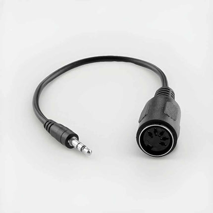 Type A TRS 3.5mm Mini Jack Male to 5 Pin DIN MIDI Female Adapter Cable, 0.5M | Compatible with Roland Korg Synthesizer