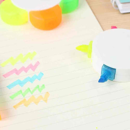5 in 1 Flower Shaped Highlighter Pen, Multi-Colour Novelty Art Craft Stationery