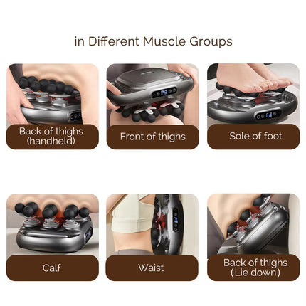 22-Head Fascia Gun High-Frequency Vibration Body Massage Gun Muscle Massager AU