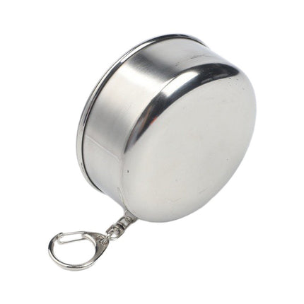 Folding 304 Stainless Steel Telescopic Drinking Cup for Camping Hiking