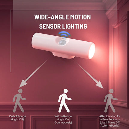 Magnetic RGB LED Night Light Smart Motion Sensor & USB Rechargeable Ambient Lamp