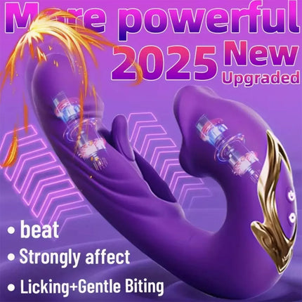 Flapping Tapping Vibrator Dildo G Spot Vibrator Clit Sucking Sex Toys for Women
