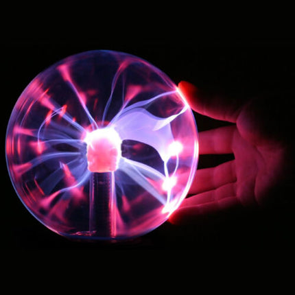 Magic Plasma Ball Touch USB Lamp Electric Globe Night Light Glass Lighting 14cm