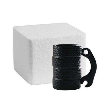 500ml Tire Shaped Coffee Mug Car Lovers Novelty Drink Cup