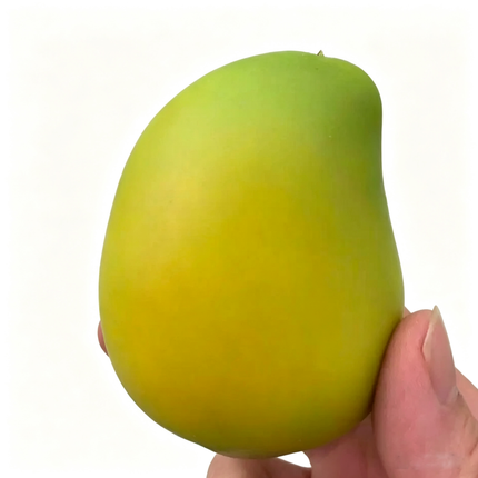 2PCS Color Changing Mango Squishy Stress Ball, Handmade Fidget ASMR Sensory Toy