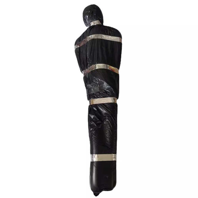 Halloween Scary Fake Dead Victim Props Corpse in Bag Outdoor Ornament Decor w/ Pump