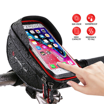 Bike Bicycle Motorcycle Handlebar Mount Holder Waterproof Case for Mobile Phone