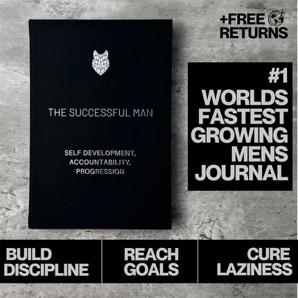 Successful Man Journal for Self Development, Accountability and Personal Progress