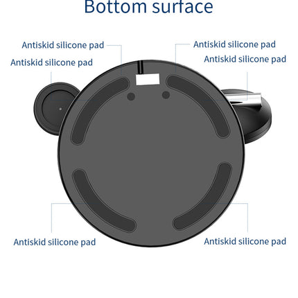 3‑in‑1 Wireless Charging Dock Station, Multi‑Device Wireless Charger for Smart Watch & Mobile Phone