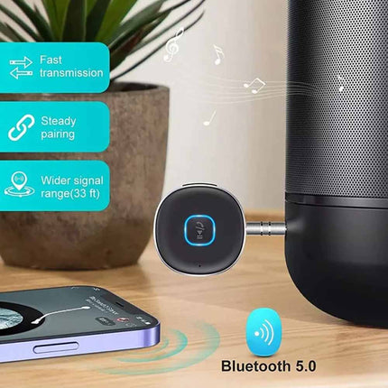 Bluetooth Receiver Call Music Receiver AUX Adapter for Car Headphone iPod
