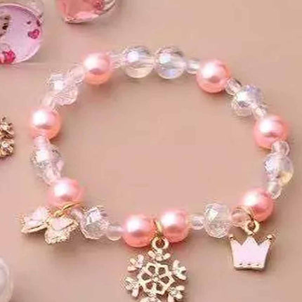 Frozens Elsa Anna necklace Bracelet Earring Ring Set Children Girls Gift BEST GIFT