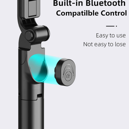 Flexible Tripod Holder Stand Selfie Stick With Bluetooth Remote For IOS Android