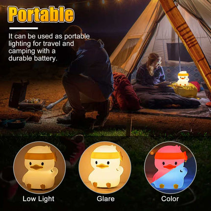 USB Rechargeable Color Changing Duck LED Night Light
