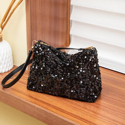 Ladies' banquet, wedding, party dual-use crossbody bag, shining multi-purpose hand-held crossbody bag