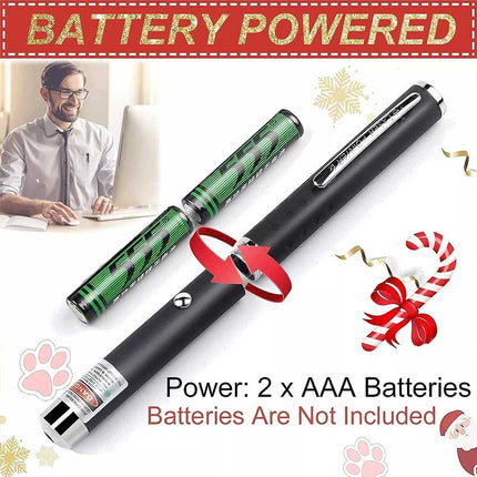 3x Laser Pointer Pen Green Purple Red Light Visible Beam For Cat Dog office Pet