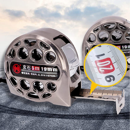 5M × 19mm Stainless Steel Tape Measure, Rust & Dirt Resistant Measuring Tape