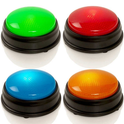 Learning Minds Lights & Sounds Answer Buzzers 4 Pack - For Quiz Games