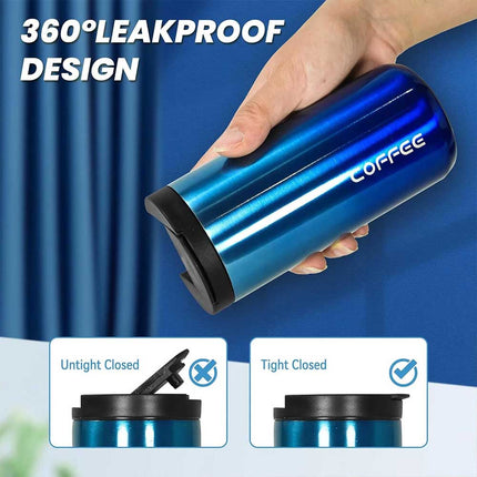 550ml Thermal Travel Coffee Mug Cup Hot Warm Insulated Drinks Thermal Thermos Flask