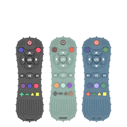 Baby Teething Toy TV Remote Control Shape Chew Toys Teether Silicone Soothe Toy