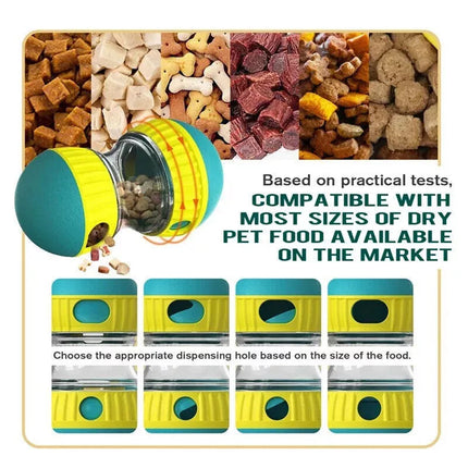 Pet Dog Puzzle Toy Food Dispenser Puppy Tough-Treat Ball Interactive Play Toys
