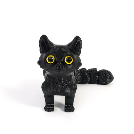 16CM Articulated Joints 3D Printed Cat Toys PLA Fidget Toy New Cat Figurine Gift