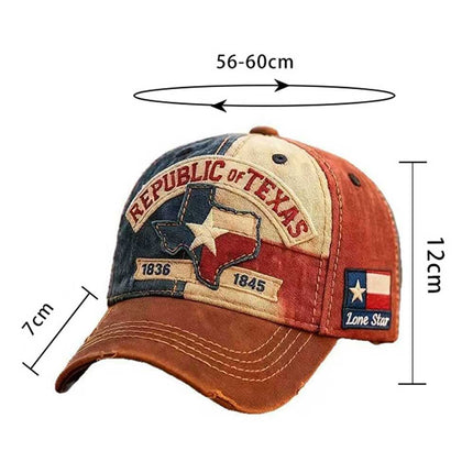 Lone Star Legacy Outdoor Sun Protection Embroidered Baseball Cap