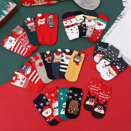 24 Days Countdown Christmas Socks Advent Calendar Present for Men Women