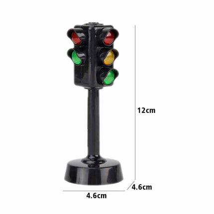 Early Learning Simulation Street Model Kids Gift Traffic Sign Light Toy