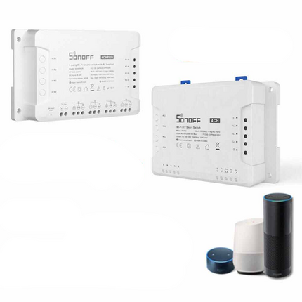 SONOFF 4CH R3/PRO R3 RF 433MHz 4 Gang WiFI Switch Smart Home 1/2/3/5PCS AU+