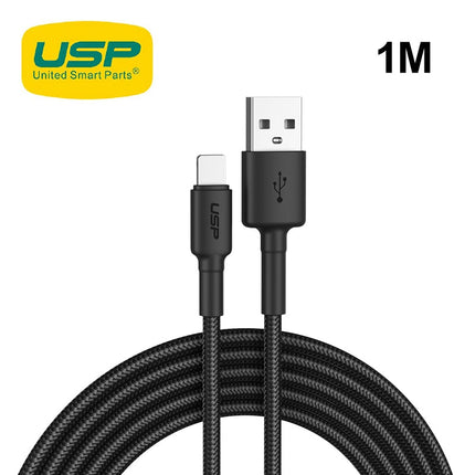 1M BoostUp Braided USB-A Cable for iPhone 14 13 12 11 X Xs Max Pro Max